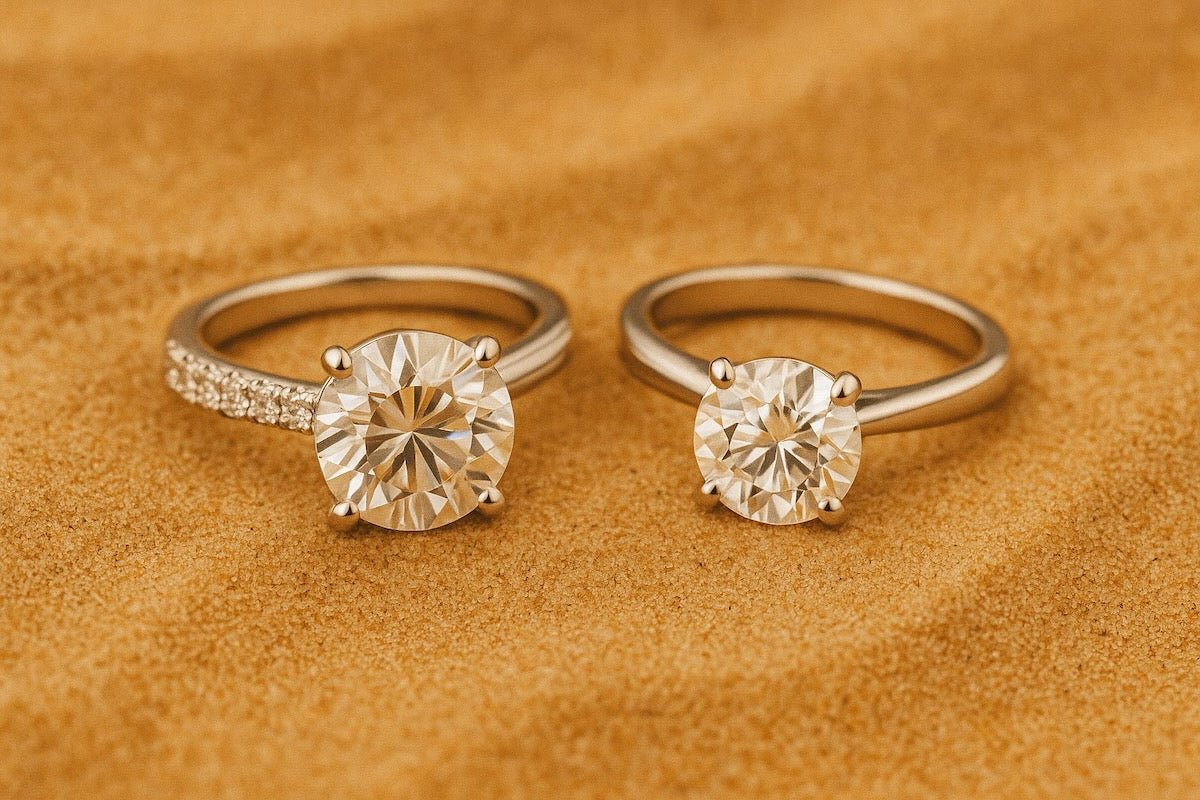 Moissanite vs. Diamond: A Comparison Guide - Abtin & Co. 