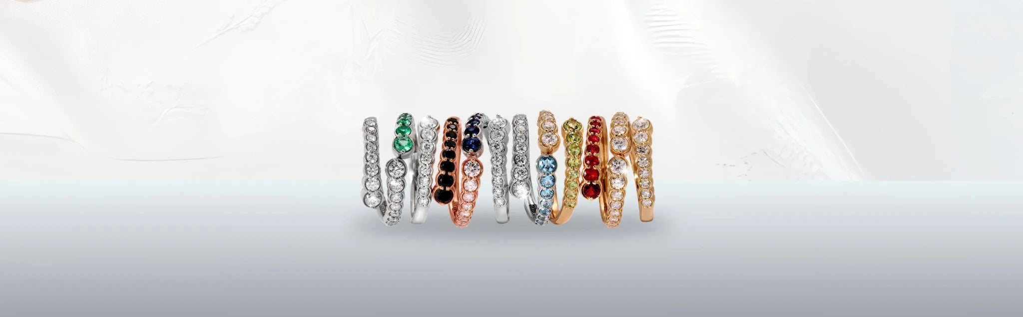 Color Stones Rings - Abtin & Co. 