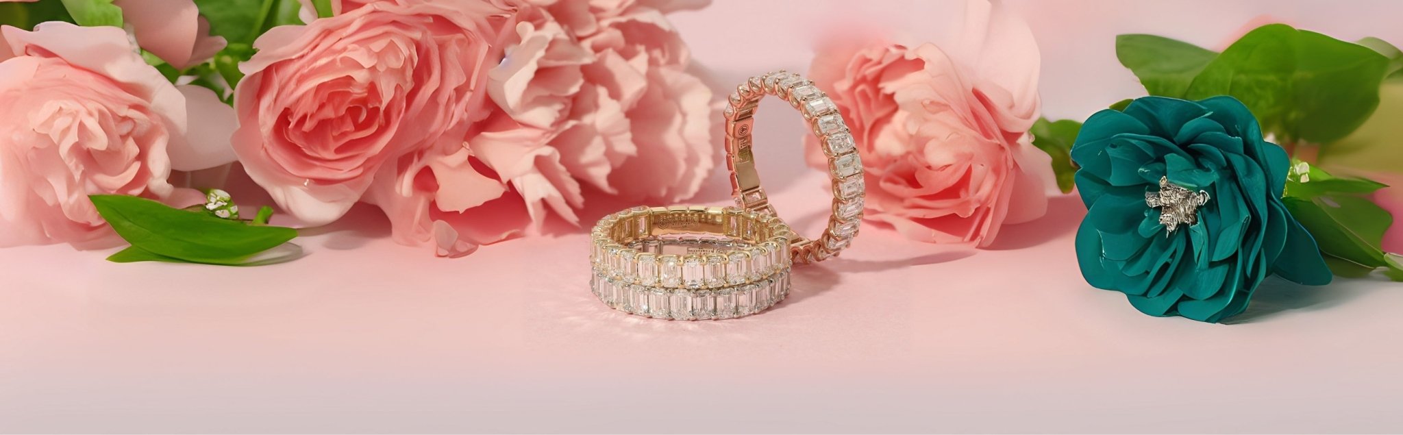 Emerald Cut Lab Diamond Bands - Abtin & Co. 