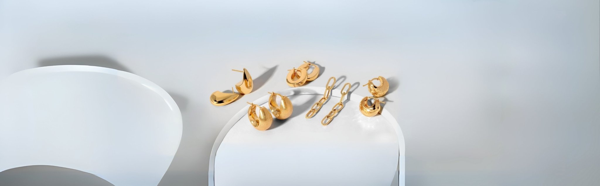 Gold Hoops & Earrings - Abtin & Co. 