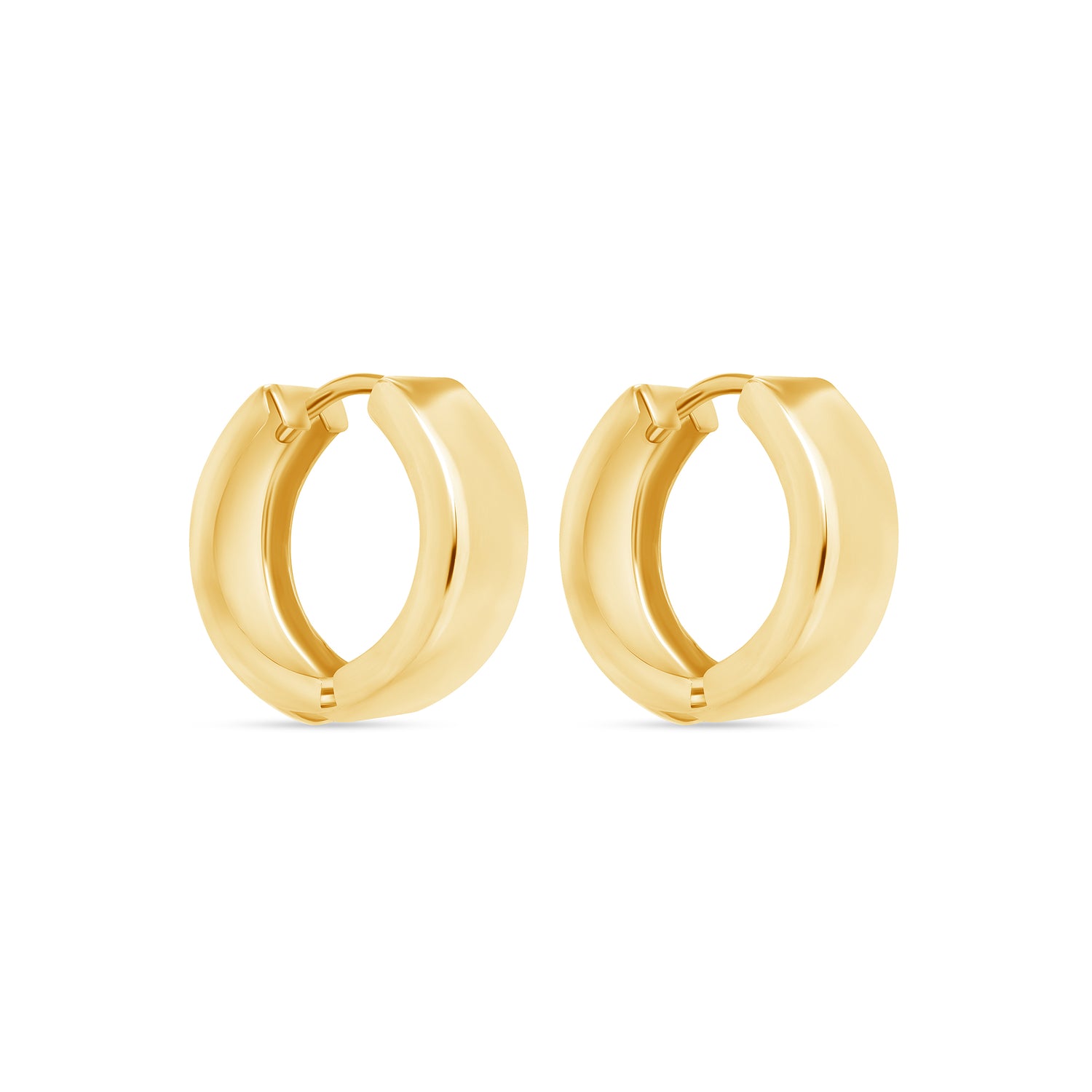 14K Gold Huggie Earrings