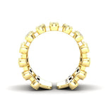 14K Gold Bezel Baguette Diamond Open Lace Ring Ring ABB-616.1-D  - Abtin & Co.