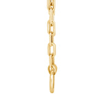 14K Gold Chunky Paperclip Chain Charm Necklace Necklace ABGN-100-N  - Abtin & Co.
