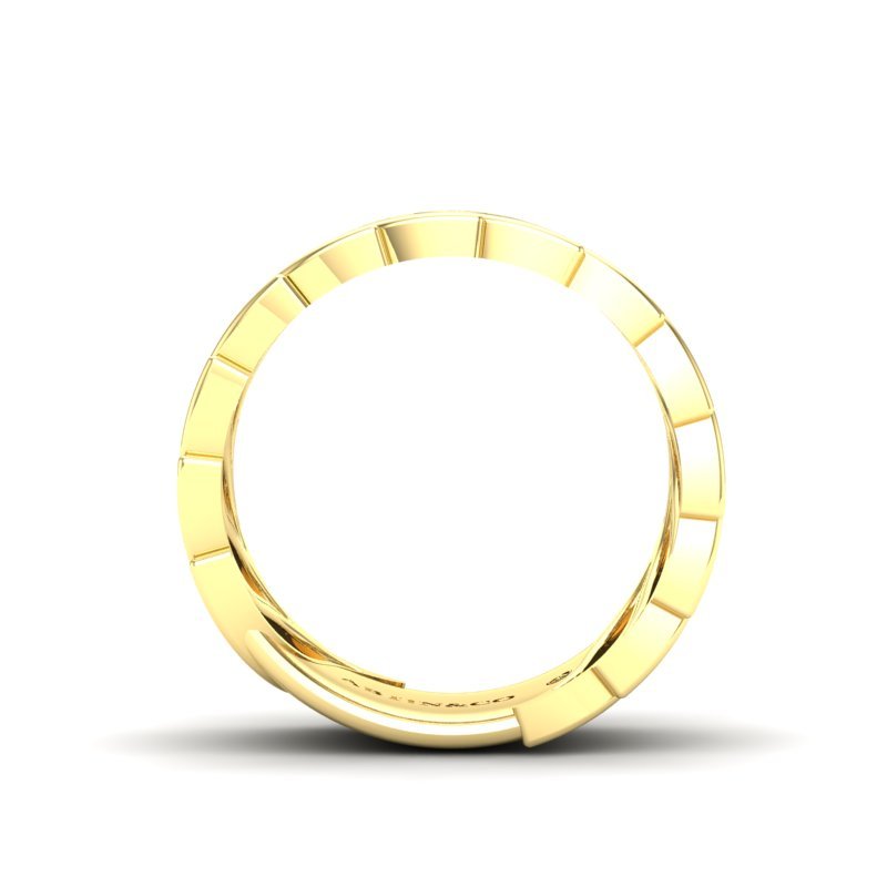14K Gold Diamond Wide Statment Ring Ring ABB-575/2-D-3  - Abtin & Co.