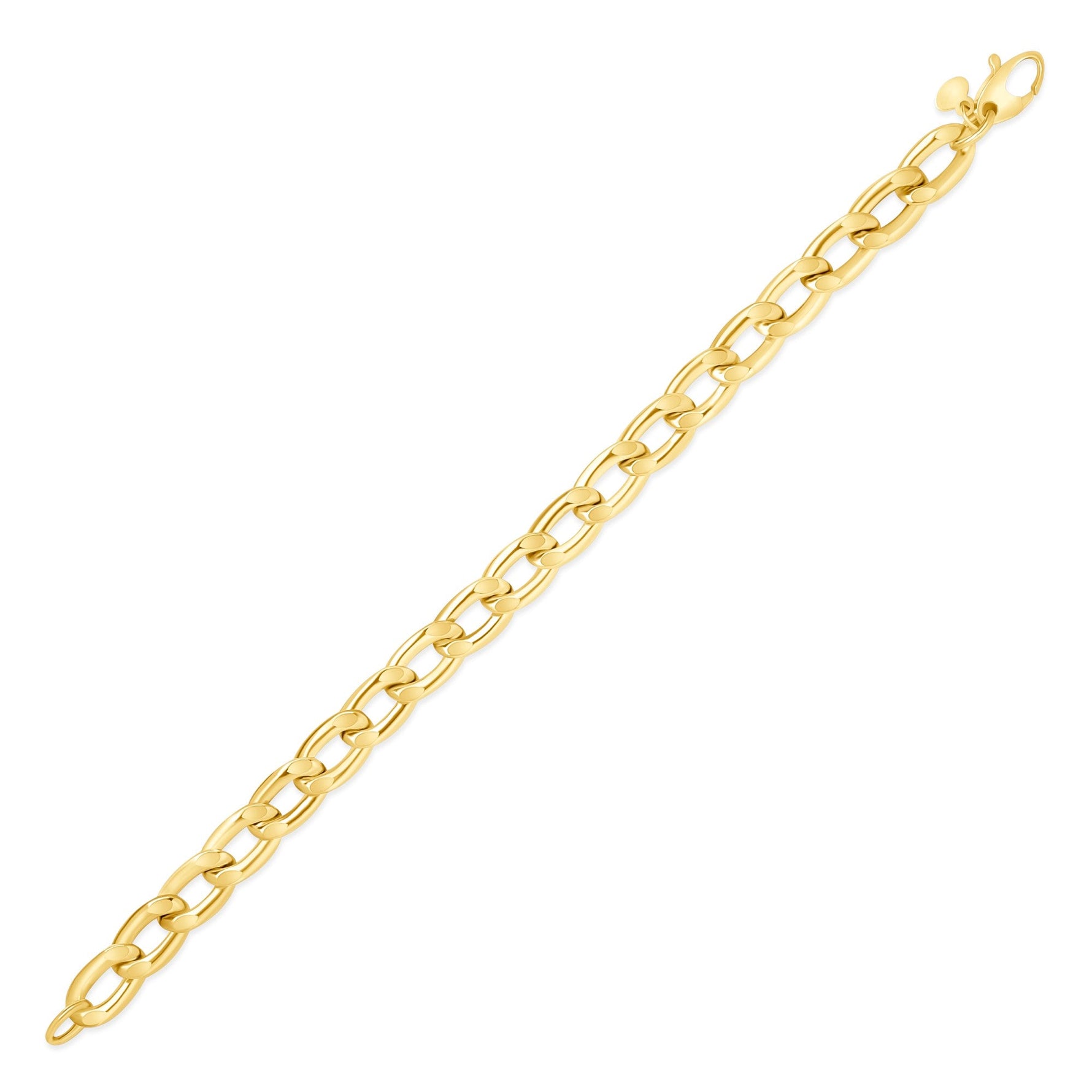 14K Gold Grand Cuban Link Bracelet Bracelet ABGBR-104-G  - Abtin & Co.