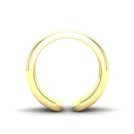 14K Gold Modern Open Cigar Diamond Ring Ring ABB-615-D-3  - Abtin & Co.
