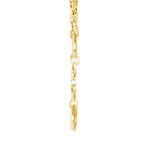 14K Gold Oval Link Toggle Lariat Necklace Necklace   - Abtin & Co.