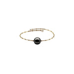 18K Gold Black Pearl Bangle Bangle ARBA-52Y-PF  - Abtin & Co.