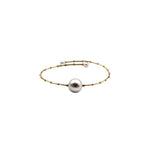 18K Gold White Pearl Bangle Bangle ARBA-51Y-PF  - Abtin & Co.