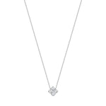 14K Gold Clover Diamond Pendant - Abtin & Company 