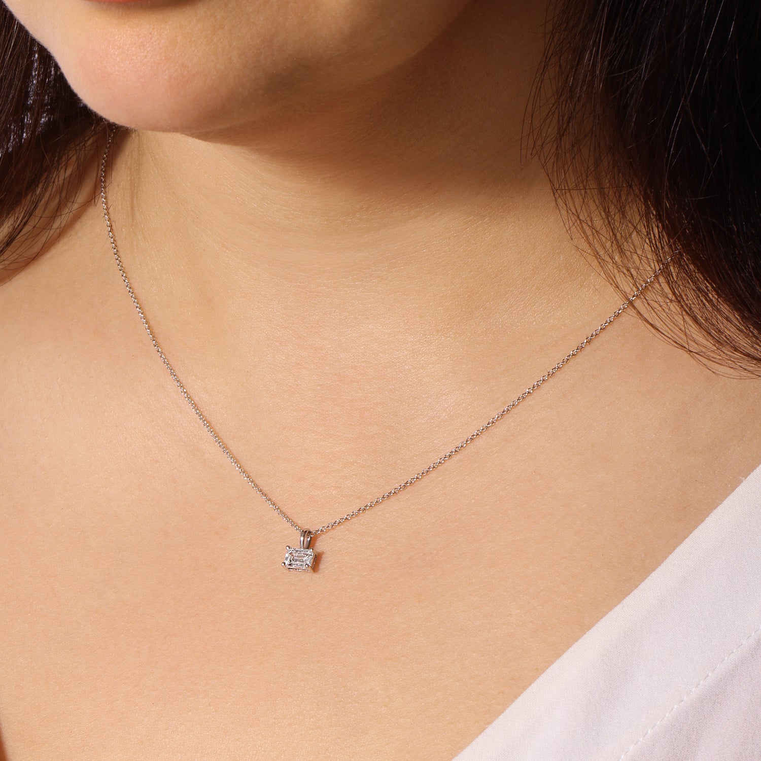 Emerald Cut Eterna Pendant