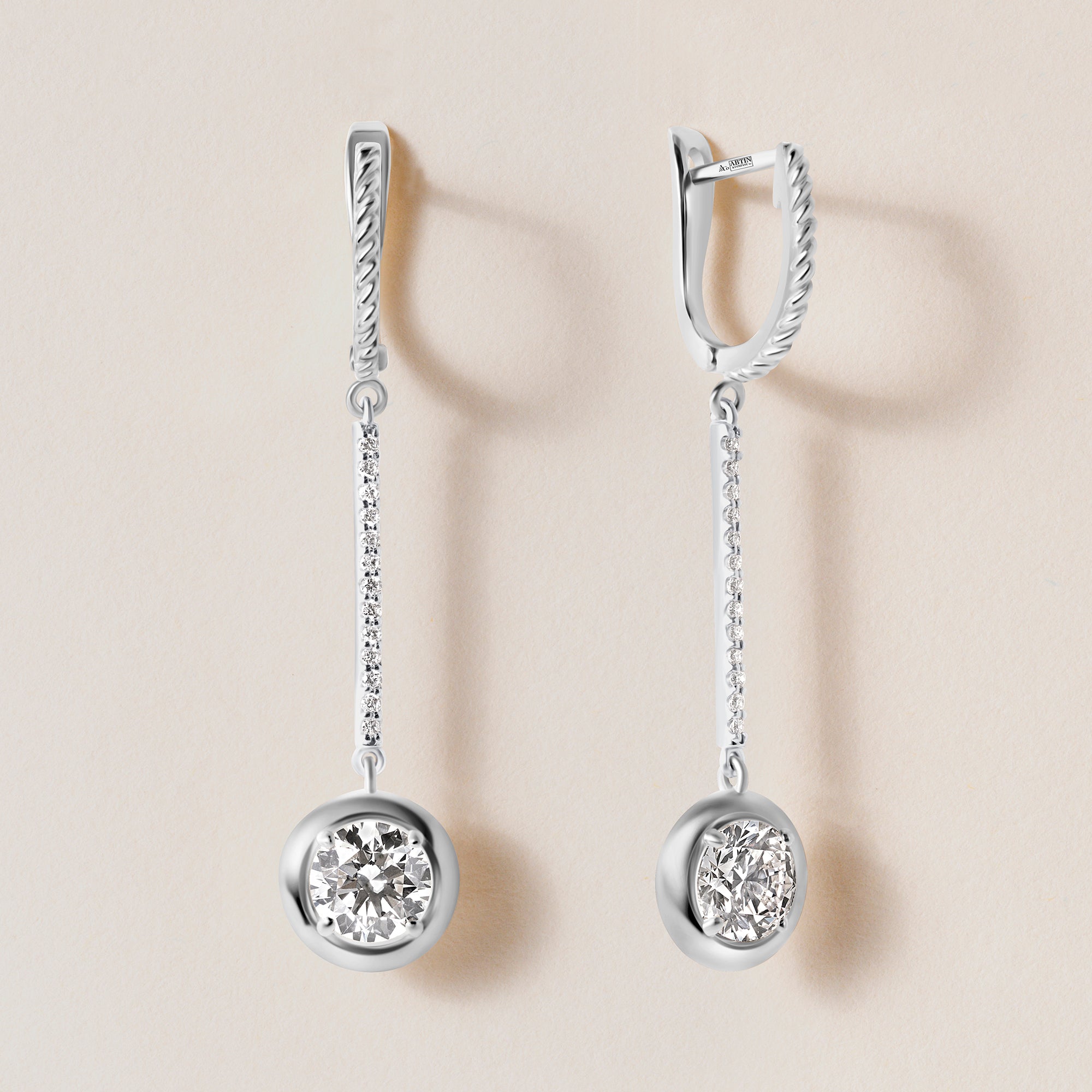 Riviera Round Cascade Drop Earrings