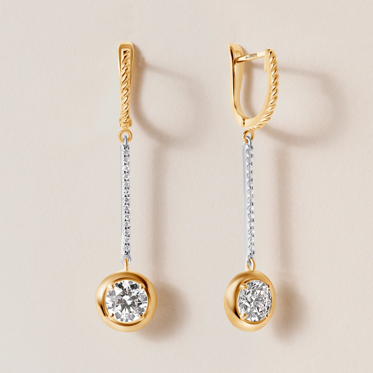 Riviera Round Cascade Drop Earrings