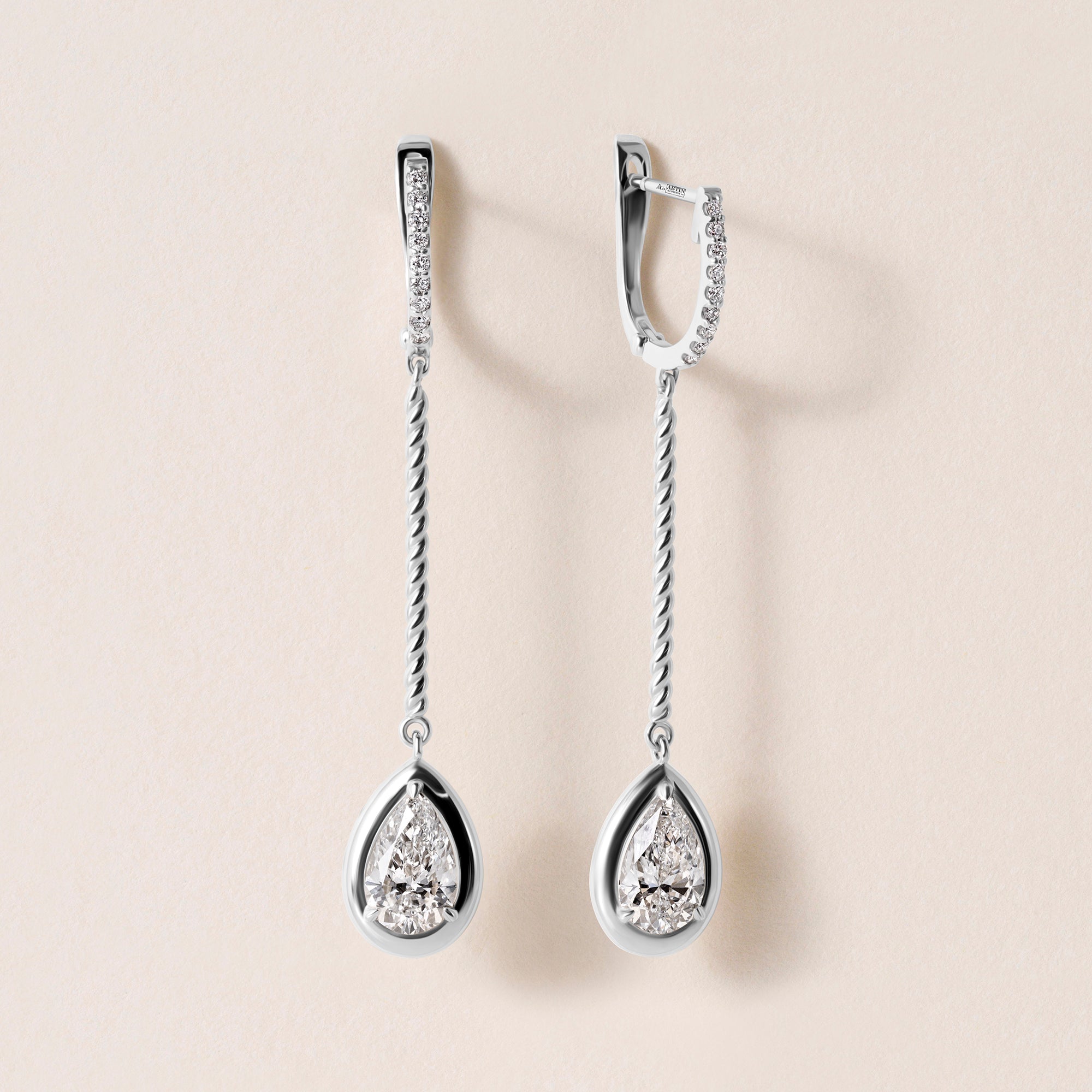Riviera Pear Cascade Drop Earrings