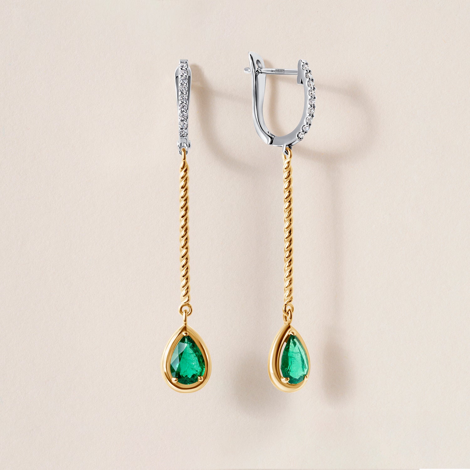 Riviera Emerald Cascade Earrings