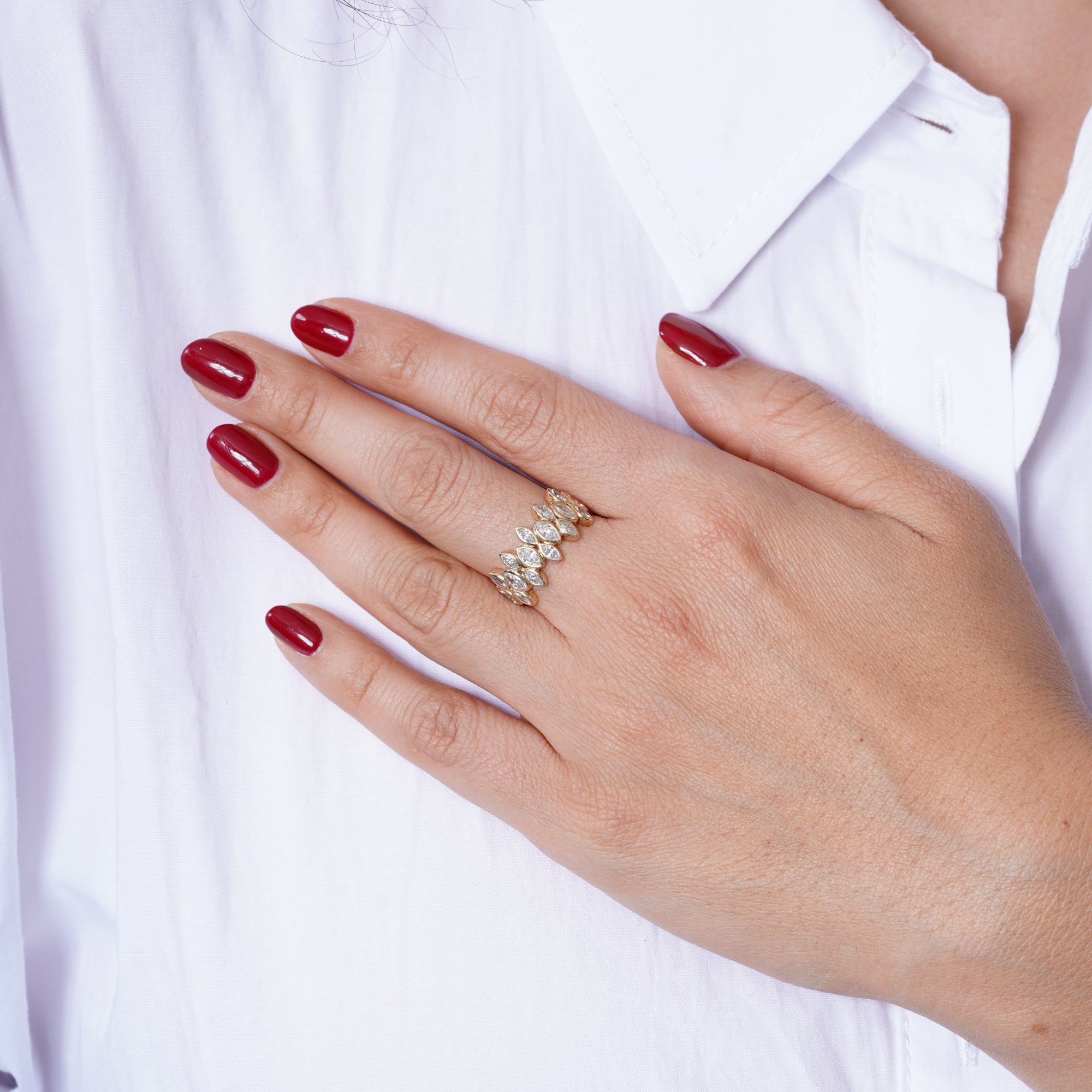 Marquise Bezel Vista Band