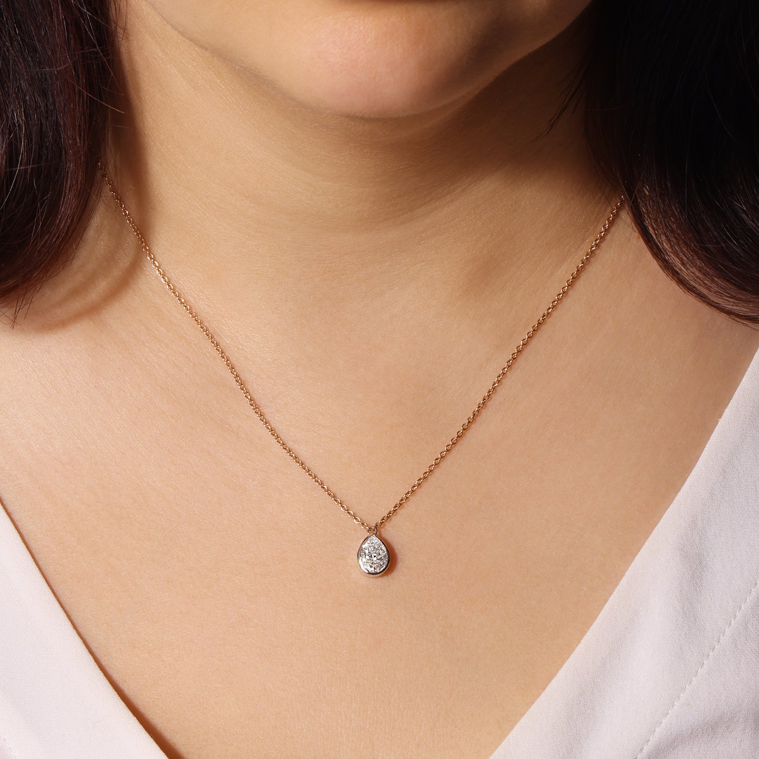 Teardrop Bezel Pendant