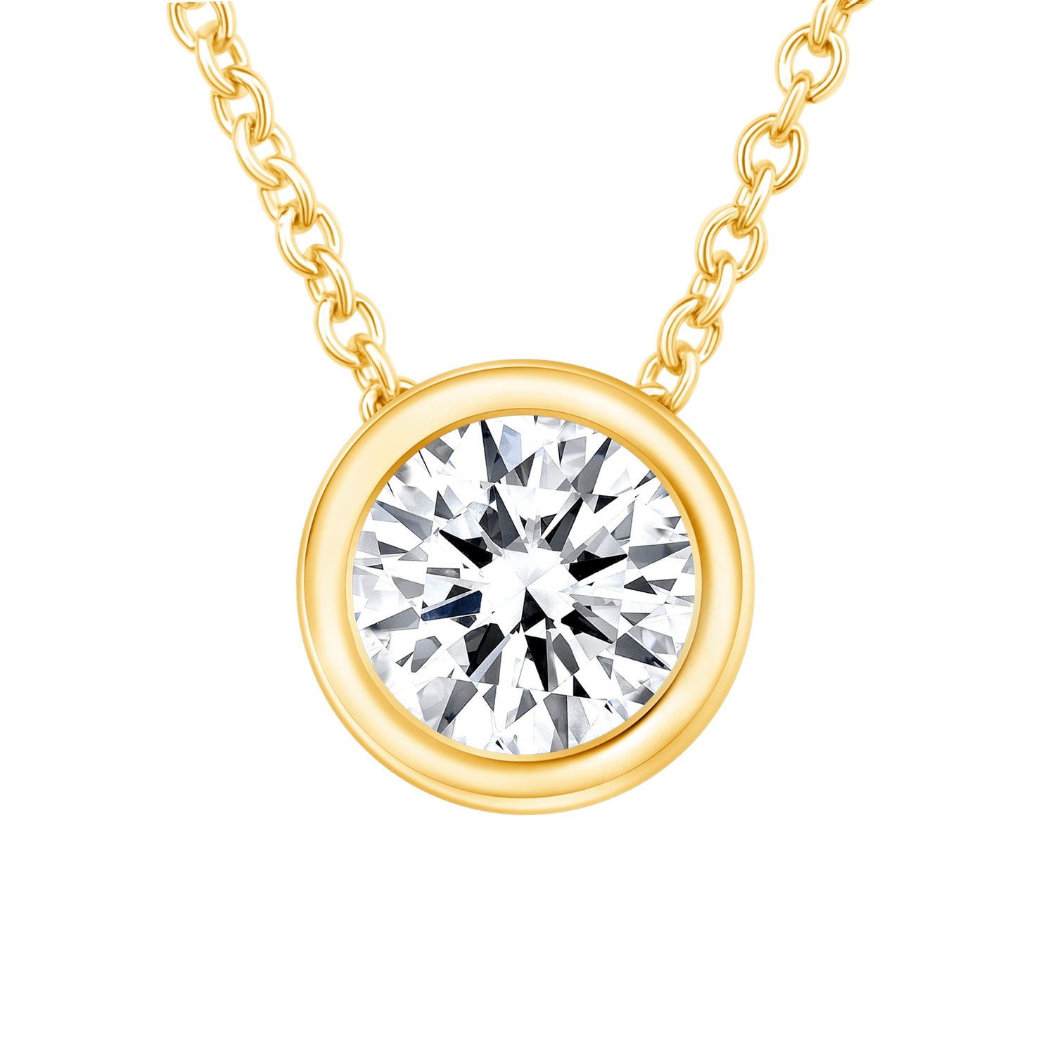 Round Bezel Lumière Pendant