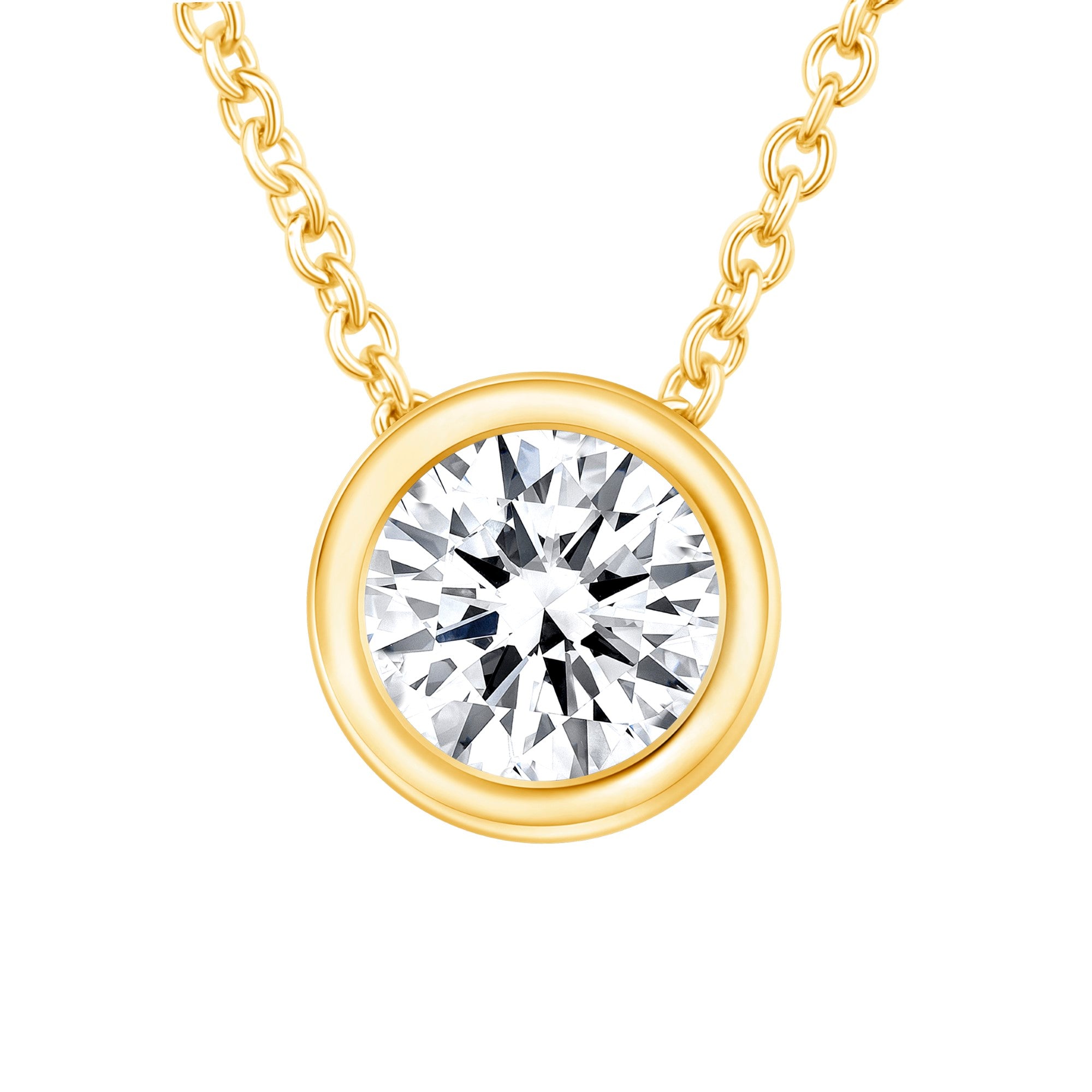 Round Bezel Lumière Pendant