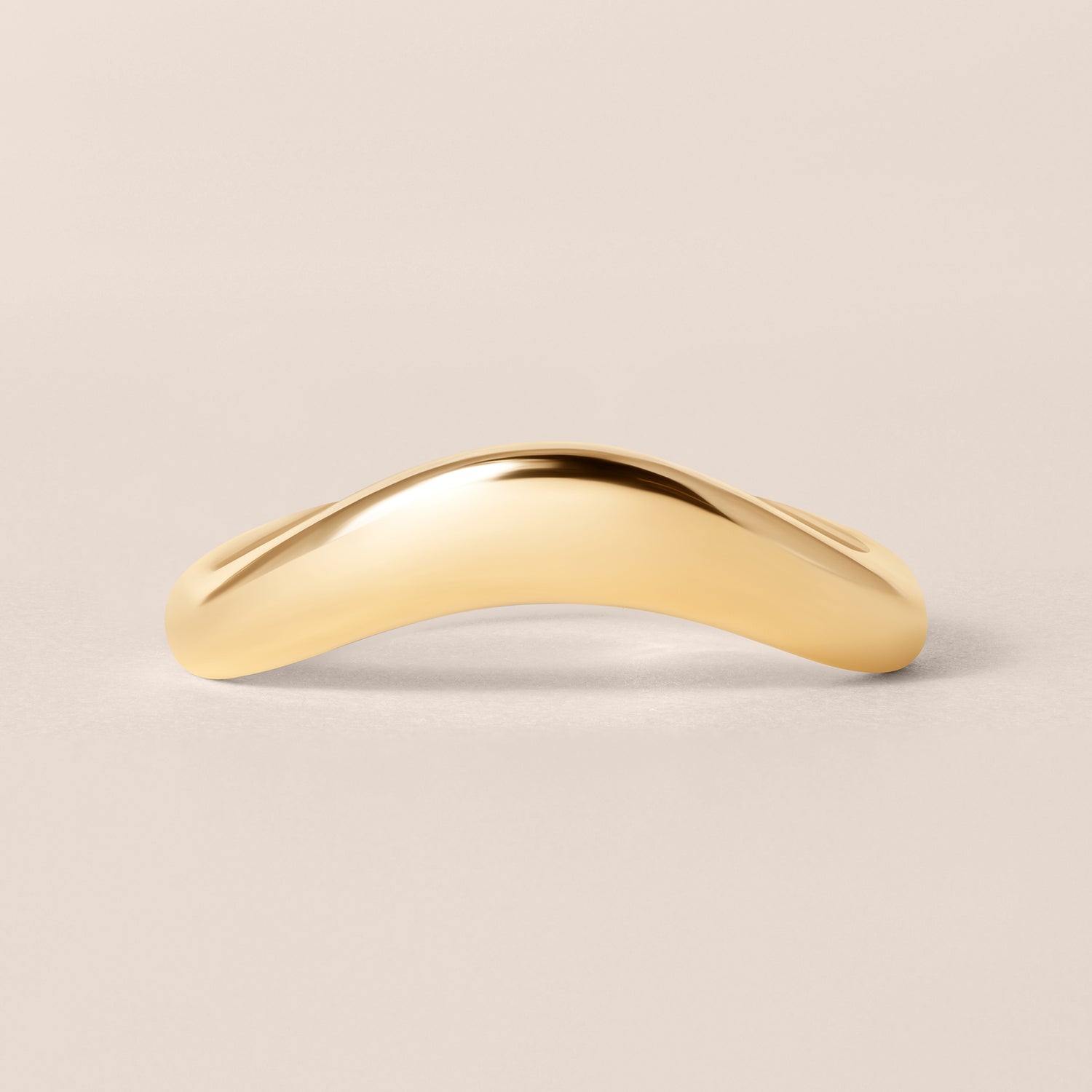 LIORA PLAIN GOLD CONTOUR Band