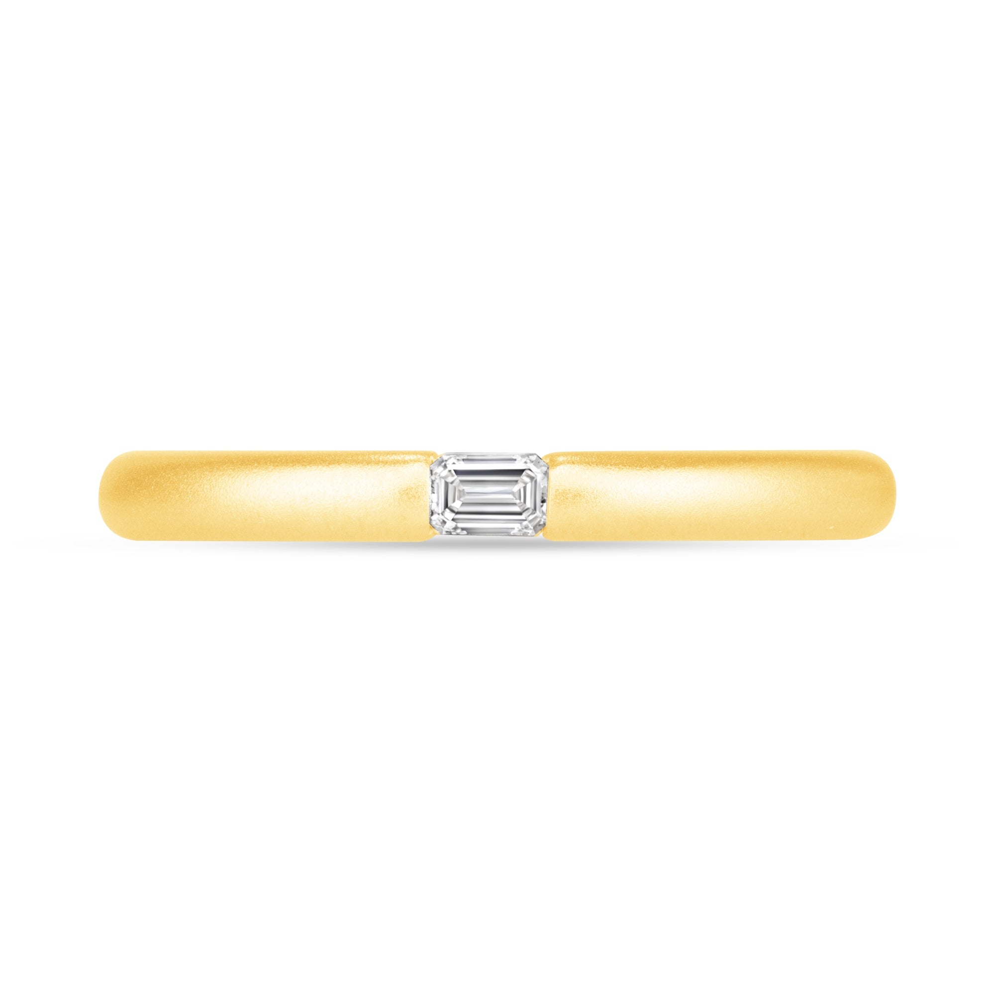 Illusion Emerald Cut Tension Ring