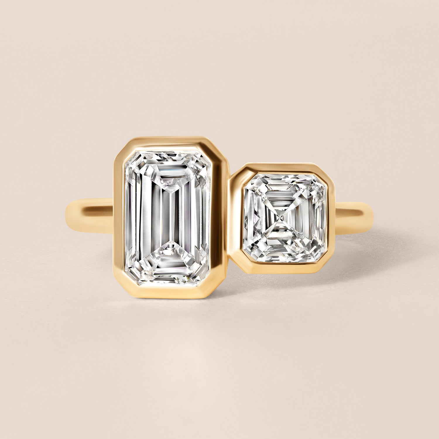 Facet Duo Ring