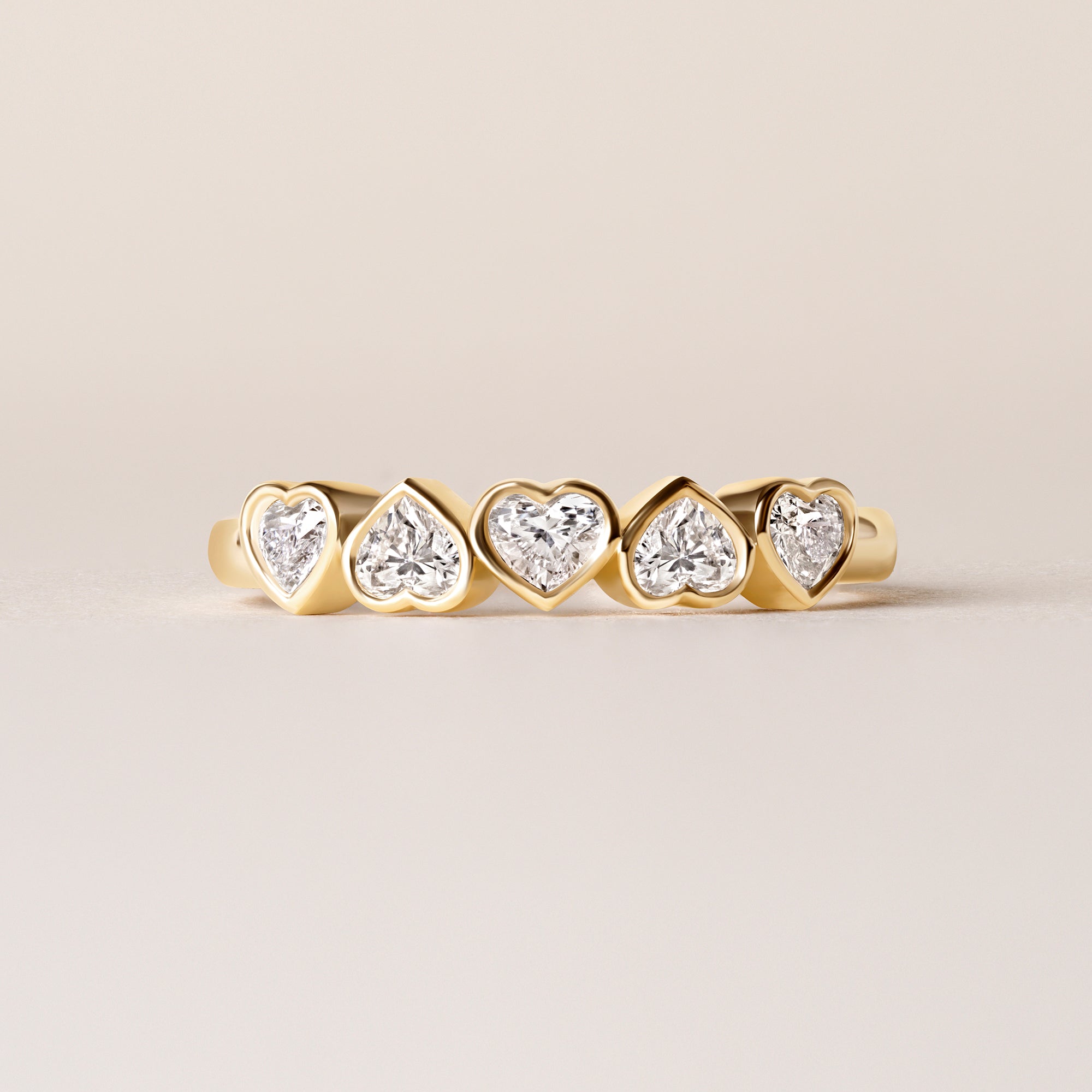 Aurora Mirror Heart Elegance Band