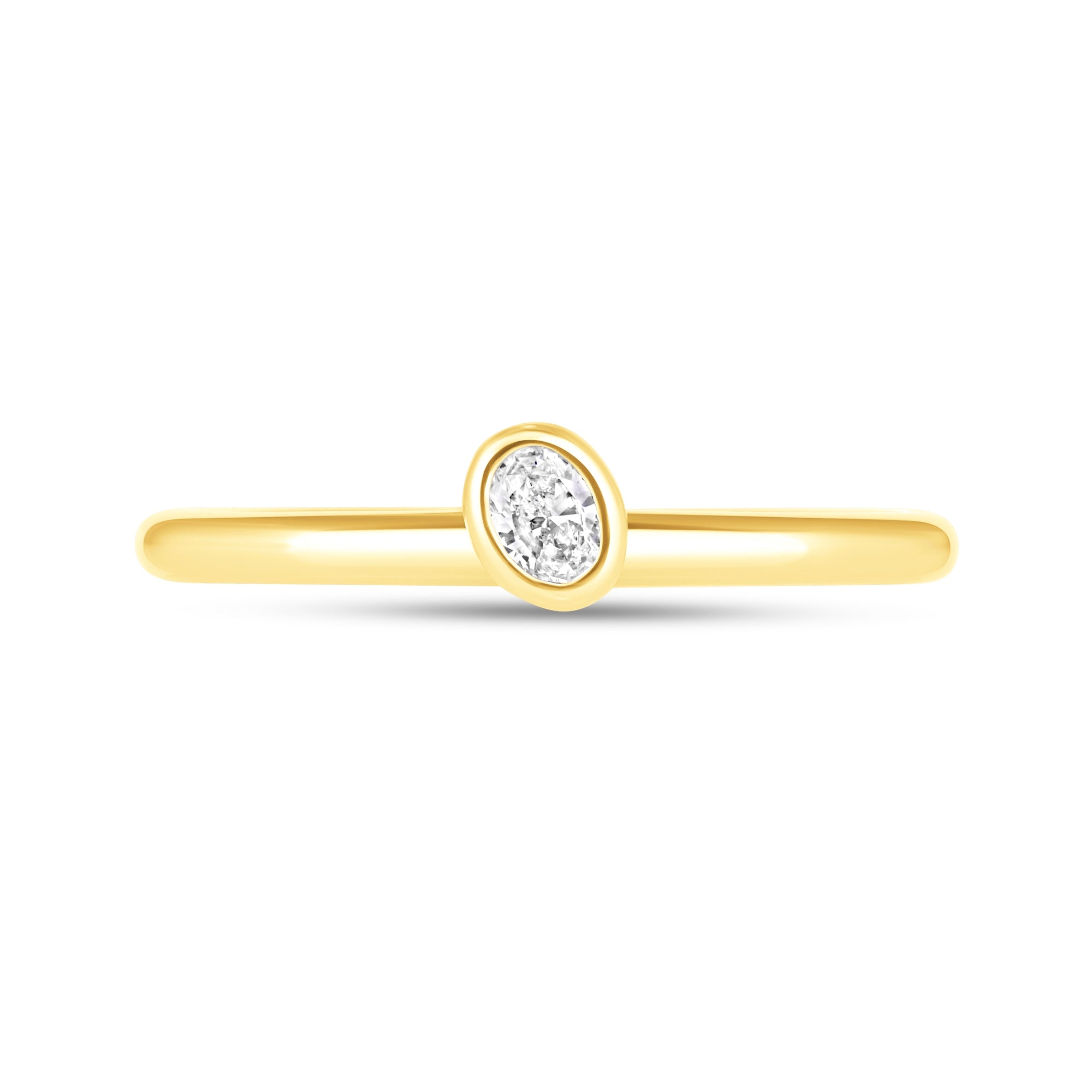 Offset Oval Spark Ring