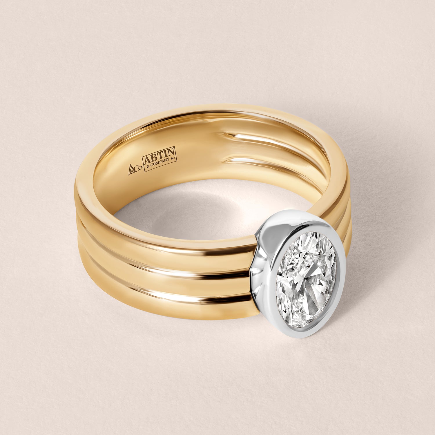 Oval Solenne Engagement Ring