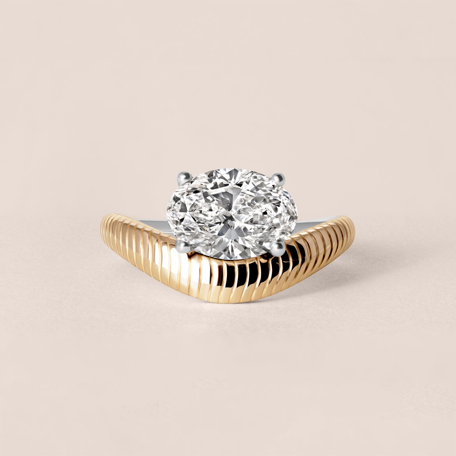 Oval Aureline Engagement Ring