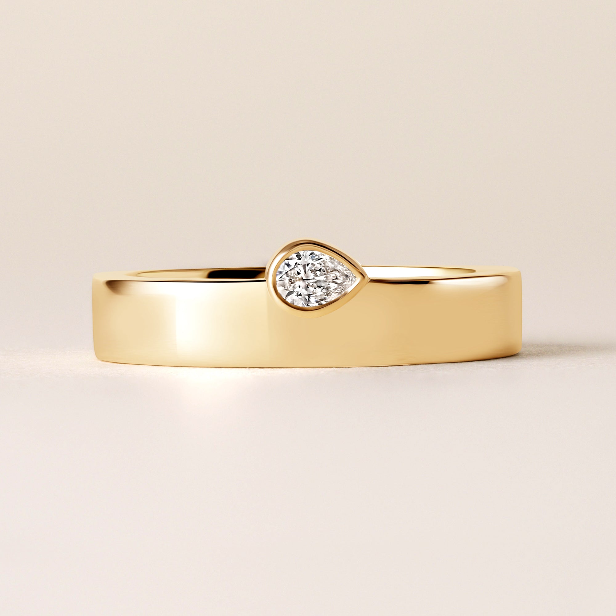 Horizontal Pear Centerline Edge Ring