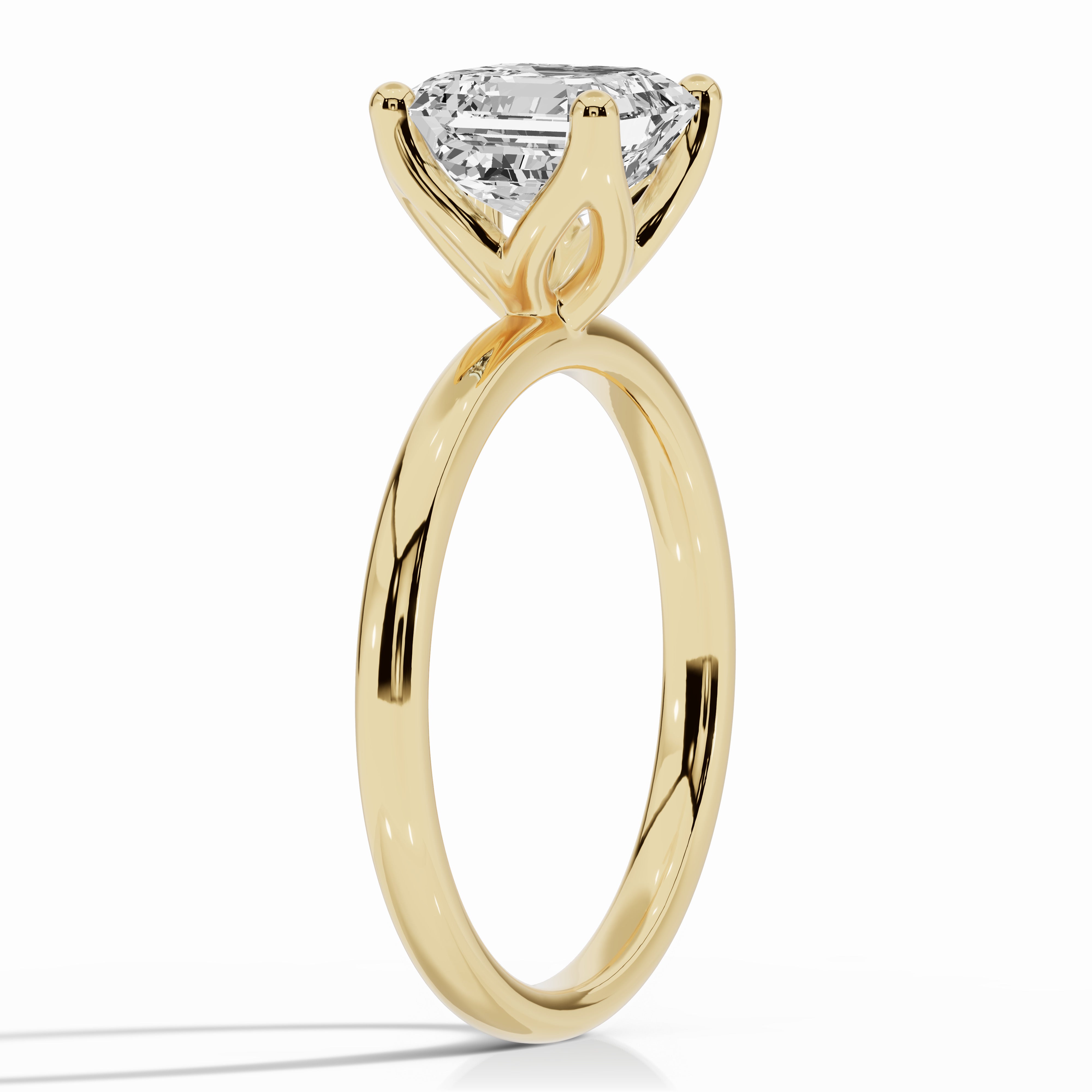 Asscher Lustre Solitaire