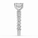Asscher Aurielle Crown Engagement Ring Ring ABER-106-AS-LGD-6  - Abtin & Co.