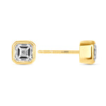Asscher Célina Bezel Studs Earring ABE-233-D-1  - Abtin & Co.