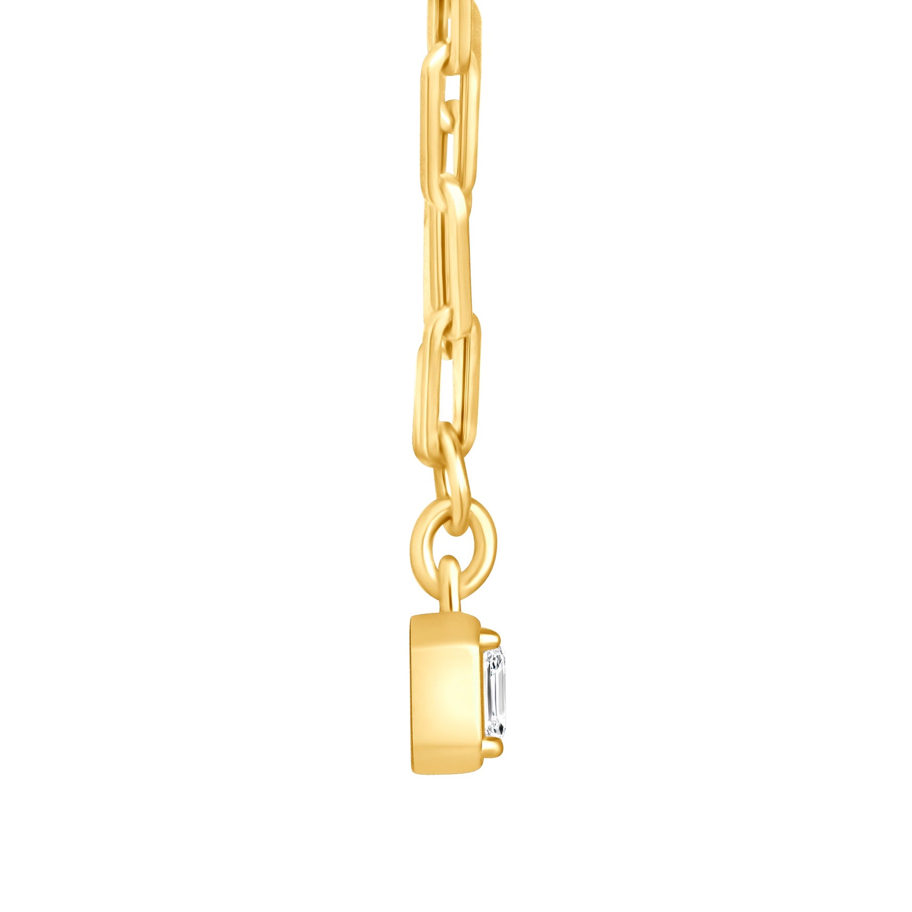 Asscher Lustra Bezel Pendant Pendant ABP-234-LGD-1  - Abtin & Co.