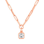 Asscher Lustra Bezel Pendant Pendant ABP-234-LGD-7  - Abtin & Co.