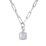 Asscher Lustra Bezel Pendant Pendant ABP-234-LGD-4  - Abtin & Co.