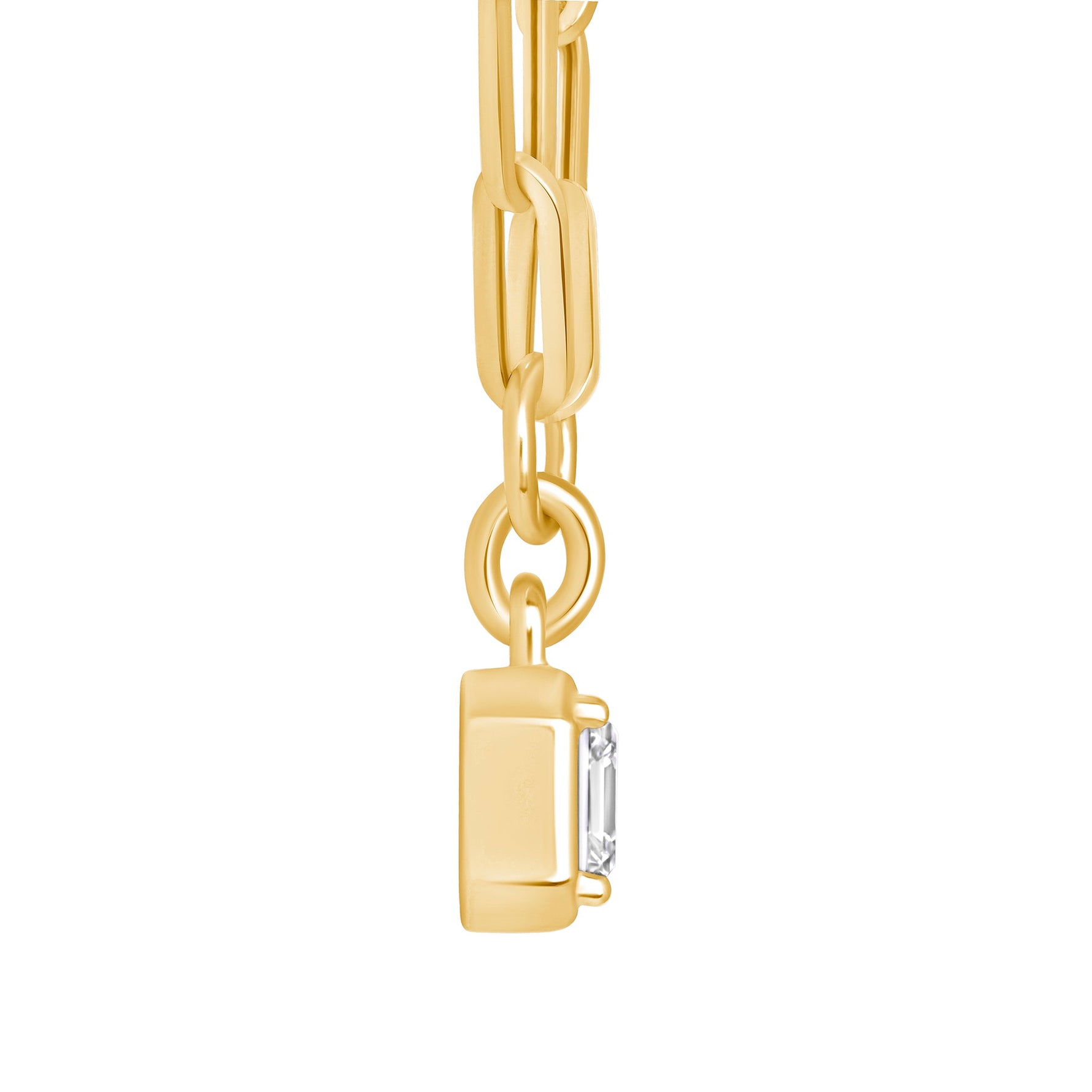 Asscher Lustra Bezel Pendant Pendant ABP-234-LGD-1  - Abtin & Co.