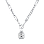 Asscher Lustra Bezel Pendant Pendant ABP-234-LGD-4  - Abtin & Co.