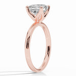Asscher Lustre Solitaire Ring ABER-100-AS-LGD-11  - Abtin & Co.