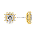 Asscher Majesté Jackets Earring ABE-223-LGD-1  - Abtin & Co.