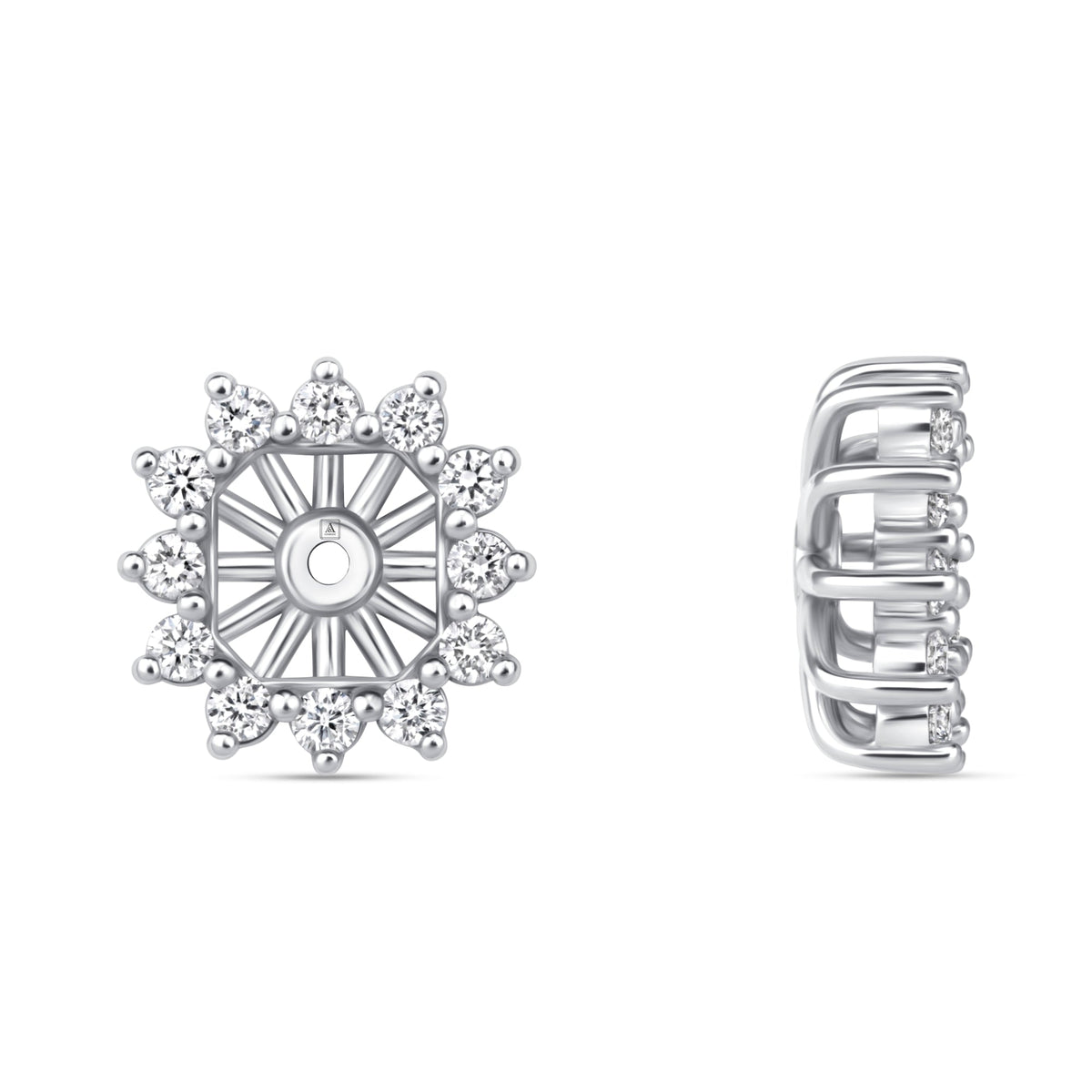 Asscher Majesté Jackets Earring ABE-223-LGD-4  - Abtin & Co.