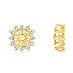 Asscher Majesté Jackets Earring ABE-223-LGD-1  - Abtin & Co.