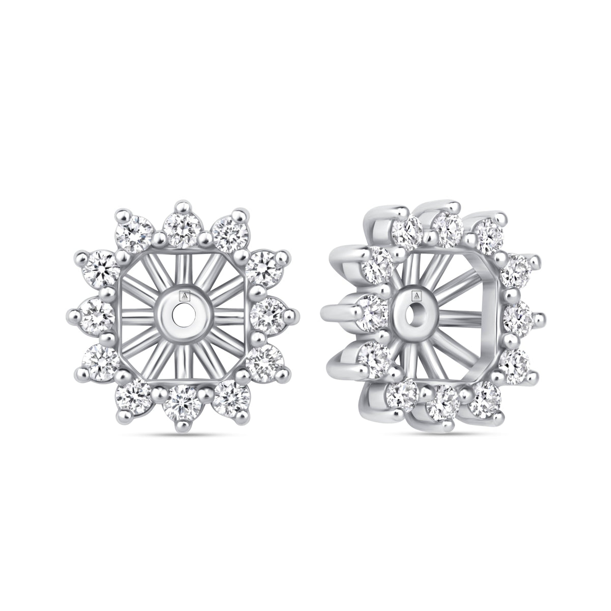 Asscher Majesté Jackets Earring ABE-223-LGD-4  - Abtin & Co.