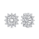 Asscher Majesté Jackets Earring ABE-223-LGD-4  - Abtin & Co.