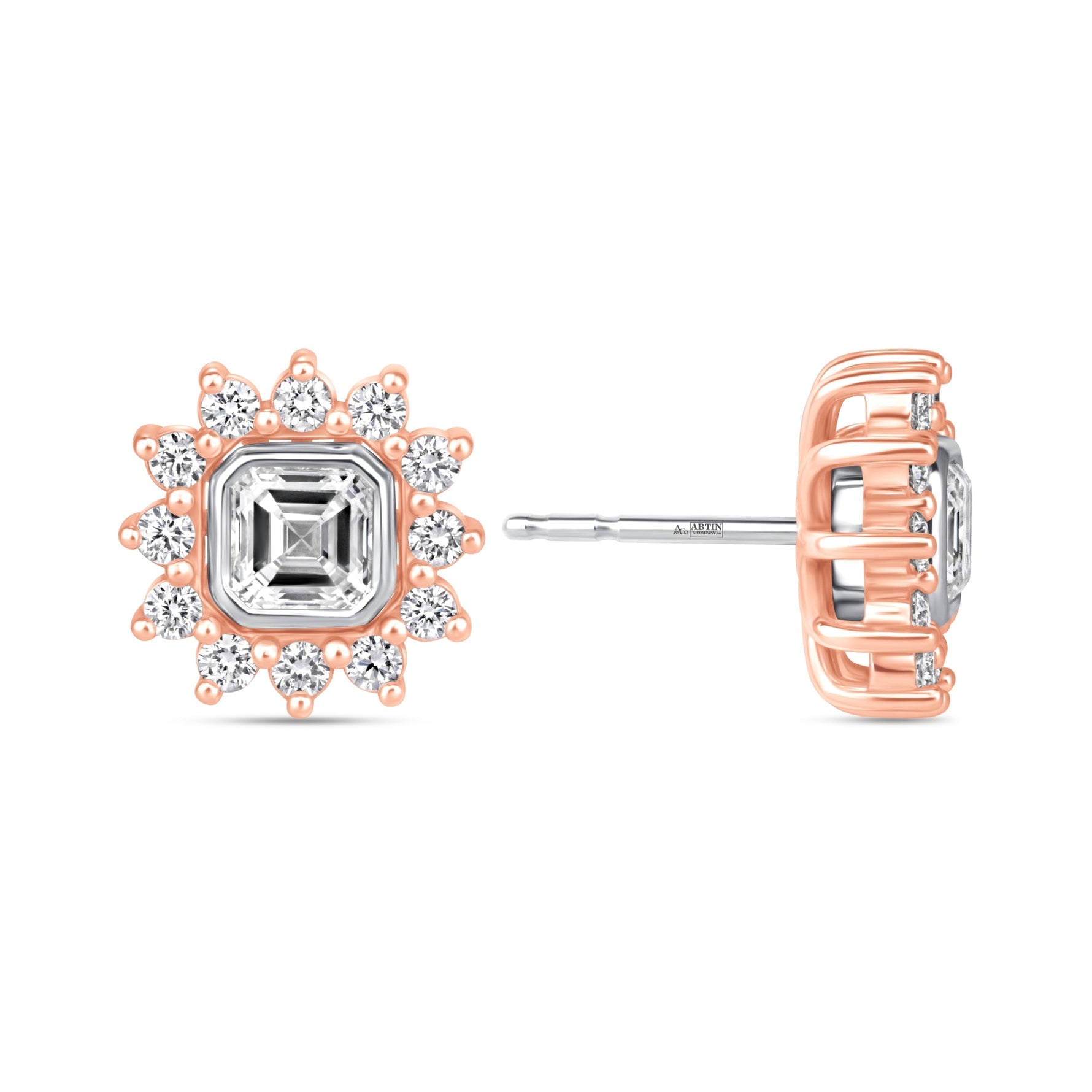 Asscher Majesté Jackets Earring ABE-223-LGD-7  - Abtin & Co.