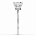 Asscher Tiara Glow Solitaire Ring ABER-102-AS-LGD-21  - Abtin & Co.