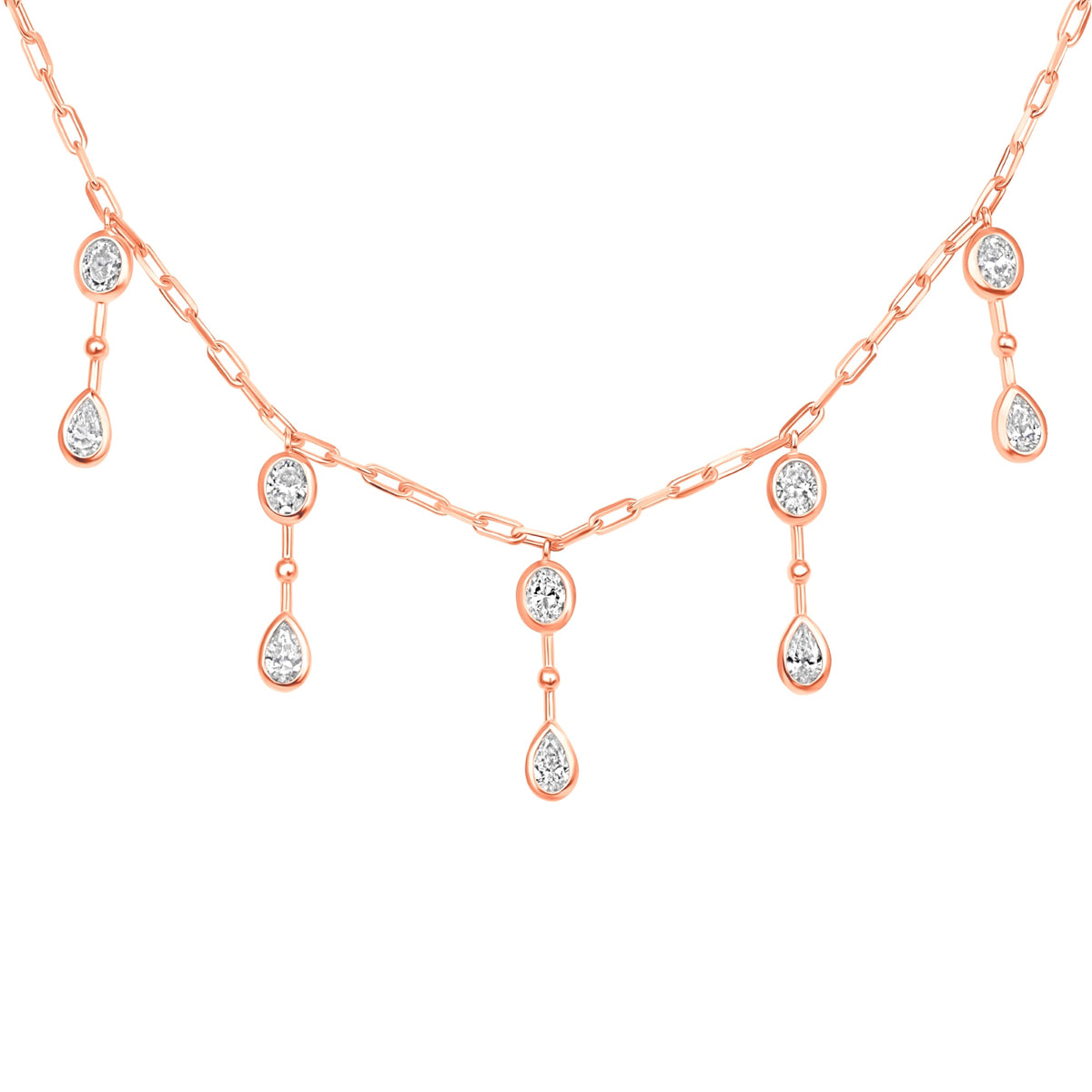 Aurelia Necklace Necklace ABN-182-LGD-2  - Abtin & Co.