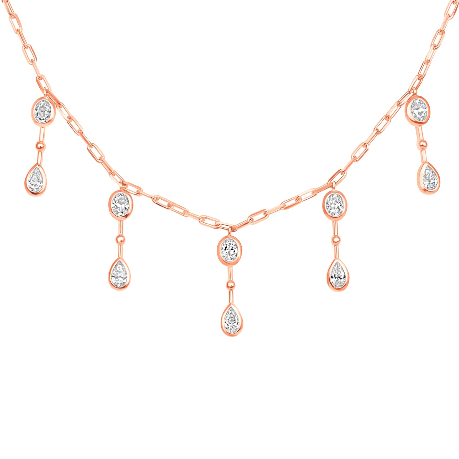 Aurelia Necklace Necklace ABN-182-LGD-2  - Abtin & Co.