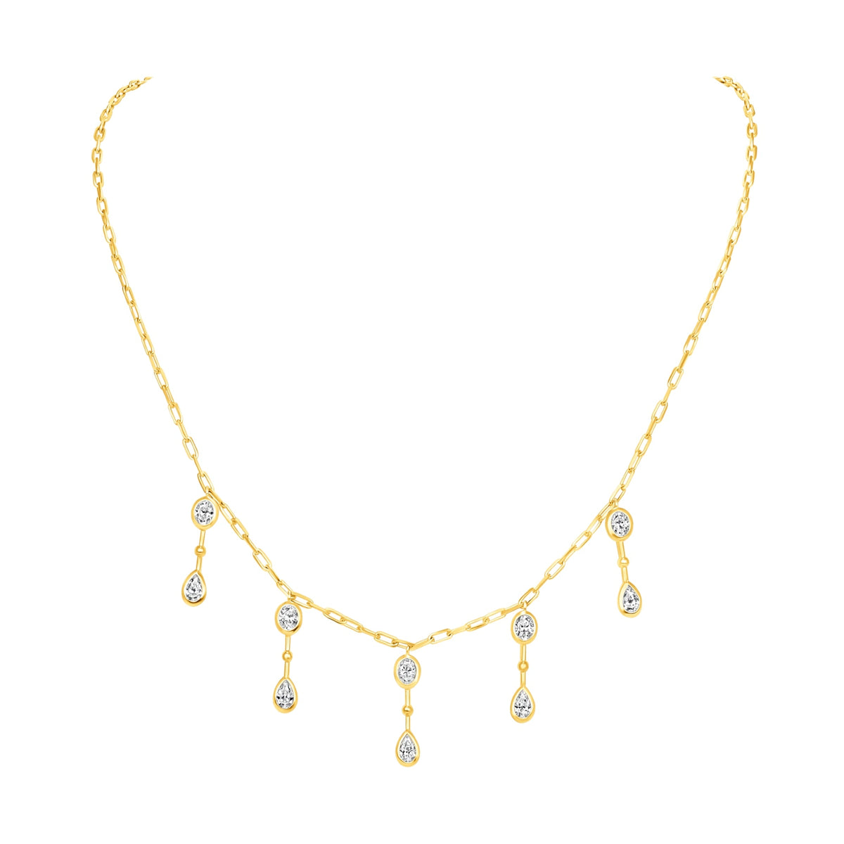 Aurelia Necklace Necklace ABN-182-LGD-1  - Abtin & Co.